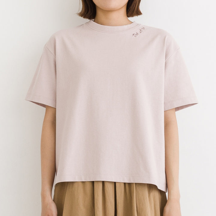 【kermu】涼感toi et moi刺繡純棉上衣 Japan E-Shop