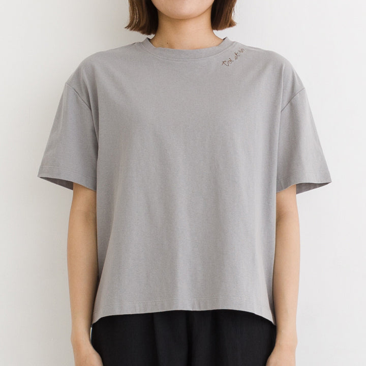 【kermu】涼感toi et moi刺繡純棉上衣 Japan E-Shop