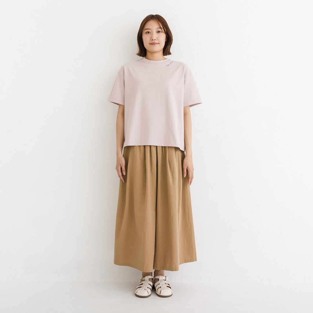 【kermu】涼感toi et moi刺繡純棉上衣 Japan E-Shop