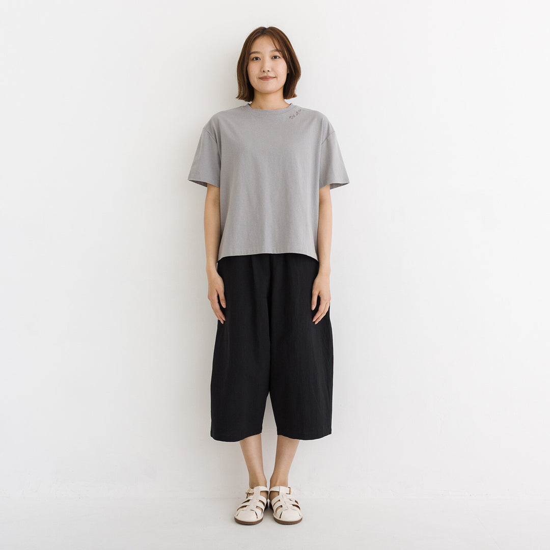 【kermu】涼感toi et moi刺繡純棉上衣 Japan E-Shop