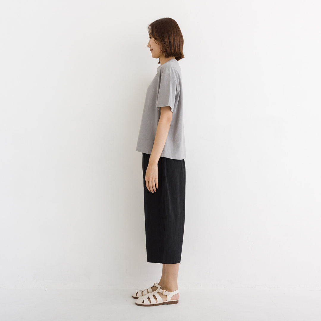 【kermu】涼感toi et moi刺繡純棉上衣 Japan E-Shop