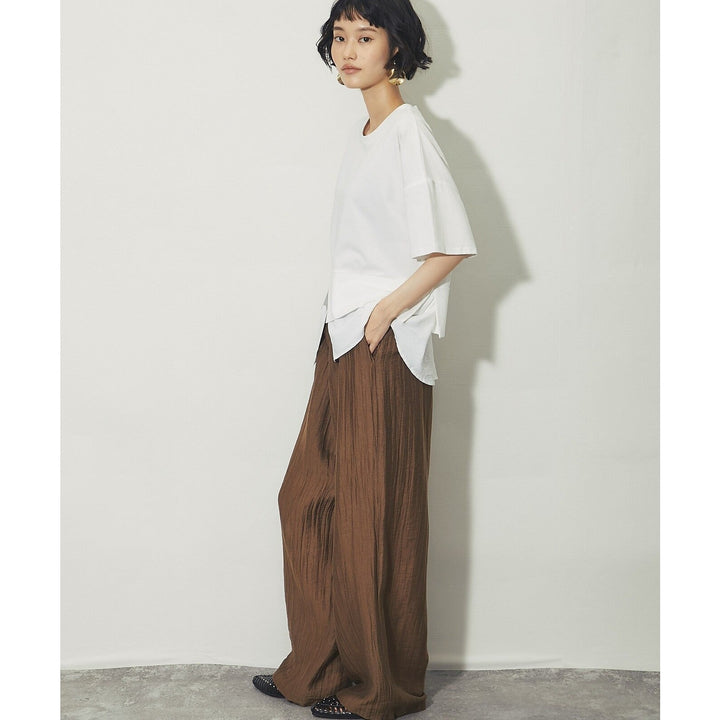 ELENCARE DUE合式襯衫式多層下擺開衩T卹 Japan E-Shop