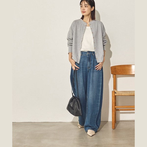 【法式慵懶美學】Sans Souci 質感金屬圓扣針織開襟外套 Japan E-Shop