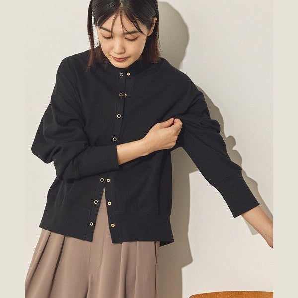 【法式慵懶美學】Sans Souci 質感金屬圓扣針織開襟外套 Japan E-Shop