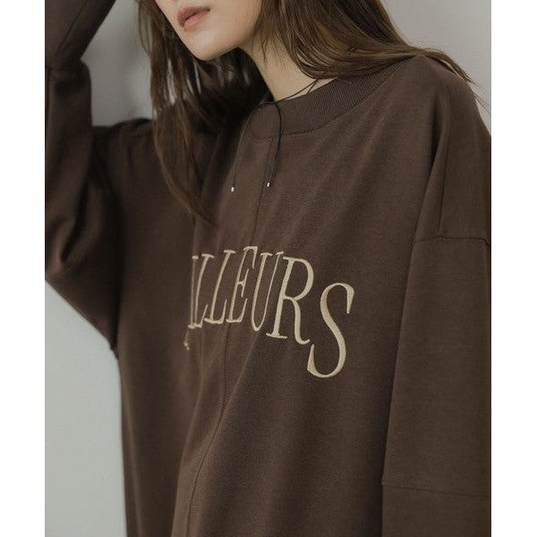 【2026秋冬新品上市】Bab 時尚字母刺繡前後兩穿魚尾連身裙 M號 Japan E-Shop