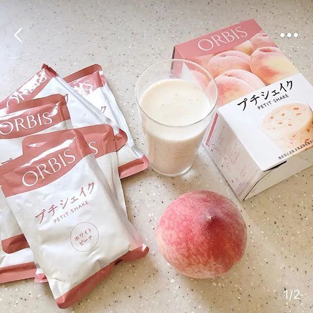 Orbis 奧蜜思 纖體果昔 Petit Shake 代餐 150卡路里 飽腹果肉口感 21日輕盈計畫 7種口味 100g x 7袋 Japan E-Shop