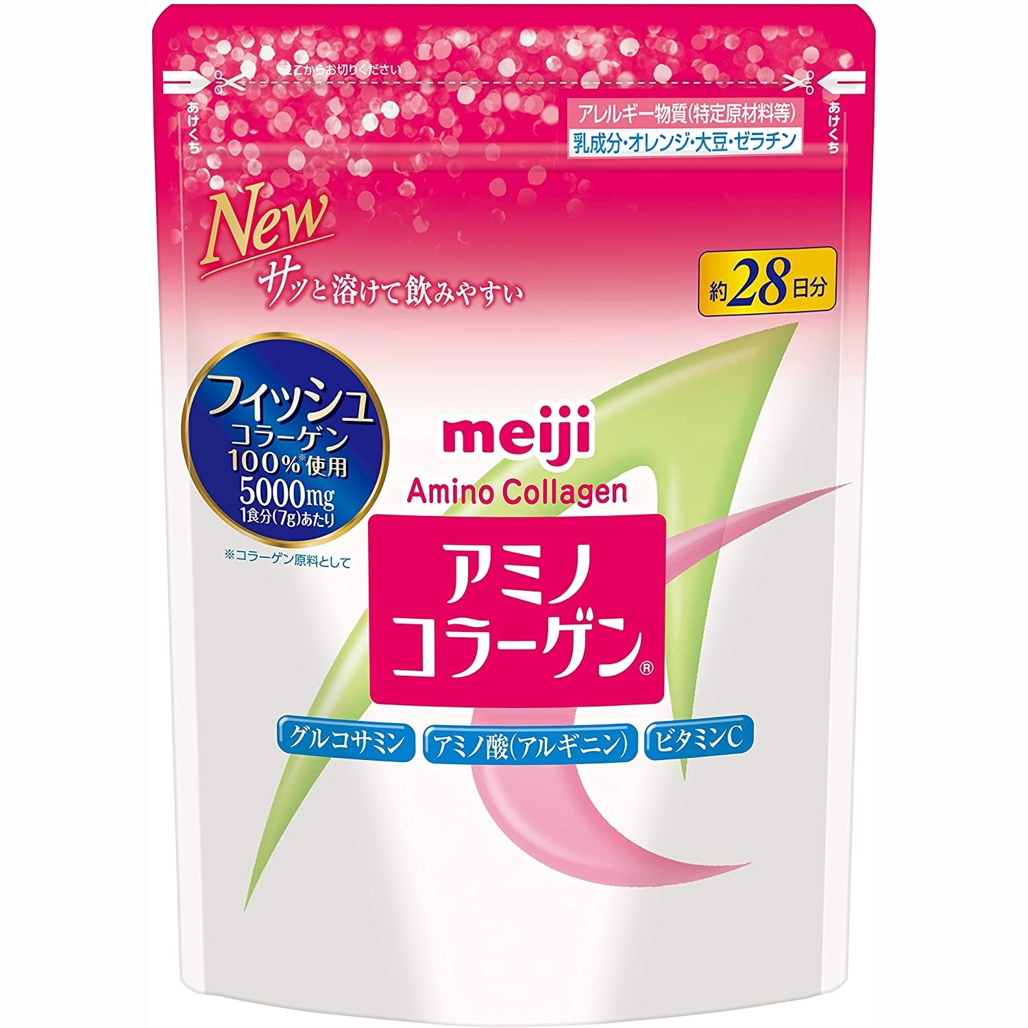 新上架9折 明治MEIJI 胺基酸骨膠原蛋白粉196g Japan E-Shop