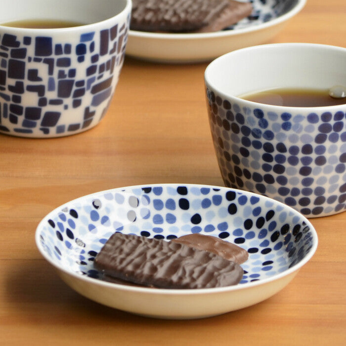 natural69 波佐見燒圓形小皿 7款花紋選 日本製
