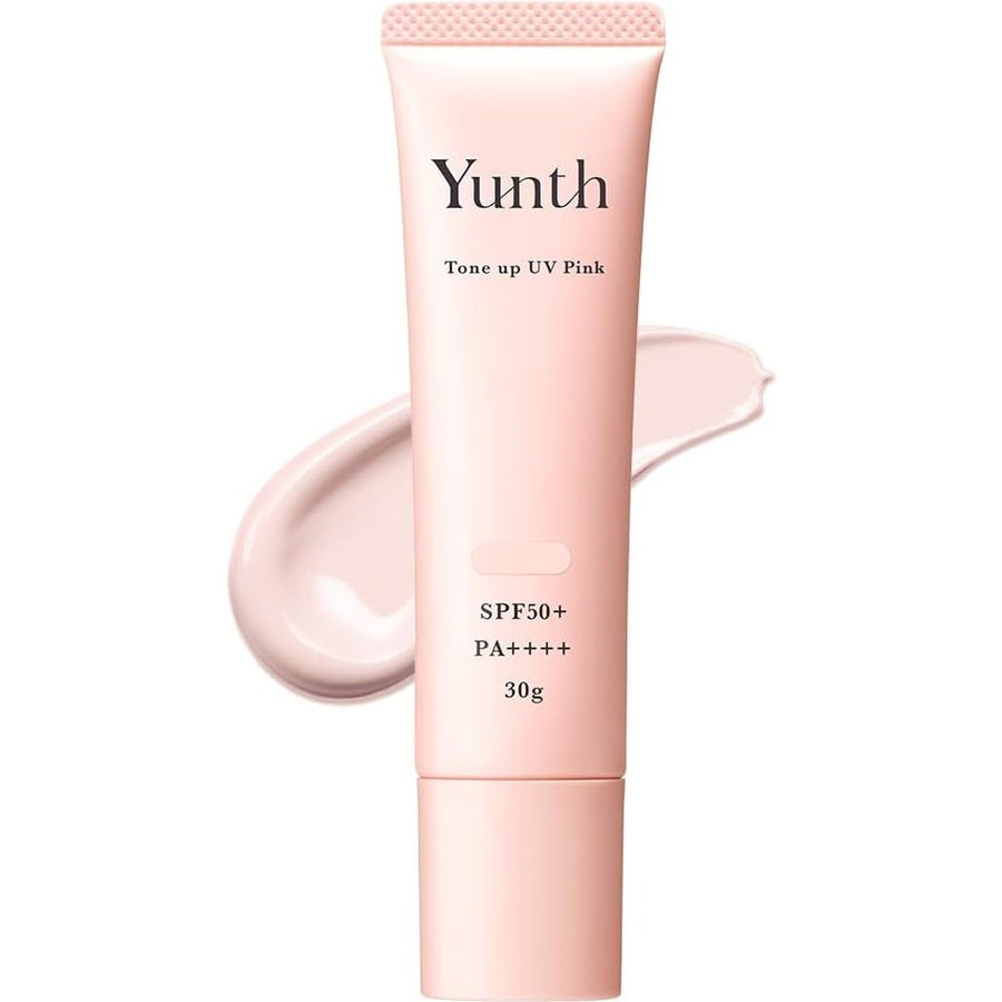 Yunth 生VC防曬妝前乳 30g｜SPF50+ PA++++ 三色可選｜粉紅・米膚・透明✨自然提亮＋潤色防曬＋保濕護膚💗 Japan E-Shop