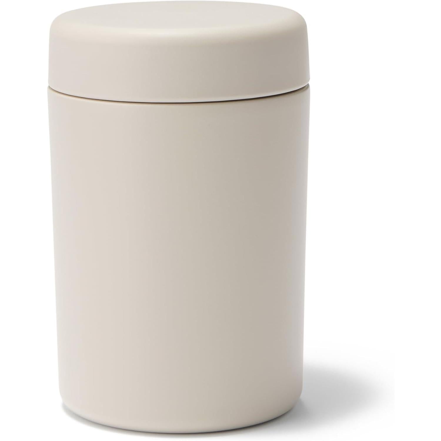 MUJI 無印良品 廣口易清洗保溫湯罐 300ml｜灰米色 Japan E-Shop