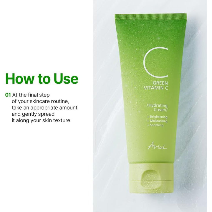 LDK 連續五年韓國第一 Ariul 艾藜兒 】綠維他命 C 保濕乳霜 100g ｜ 高濃度維 C 亮白補水 ｜ 改善暗沉 Japan E-Shop