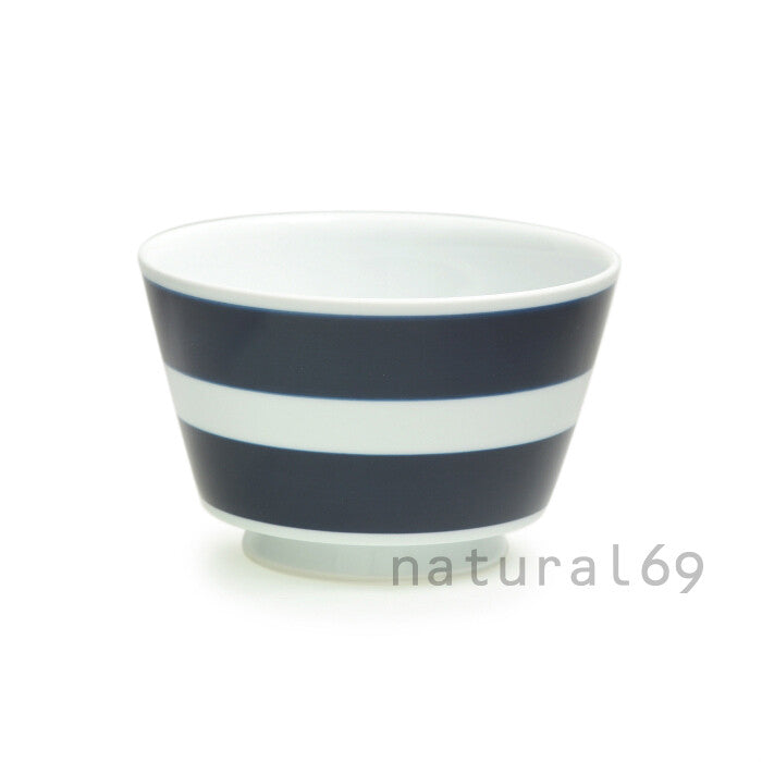 natural69 波佐見燒 條紋圖案丼碗 日本製 Japan E-Shop