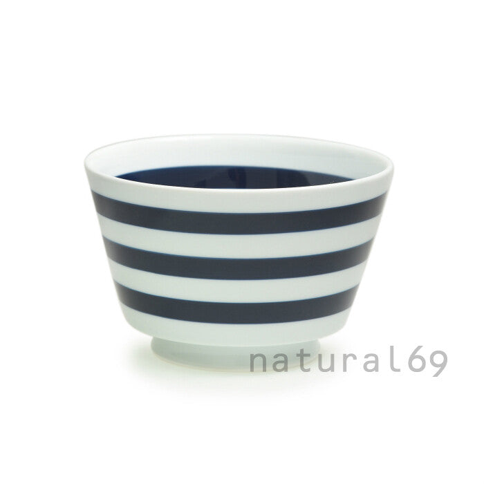 natural69 波佐見燒 條紋圖案丼碗 日本製