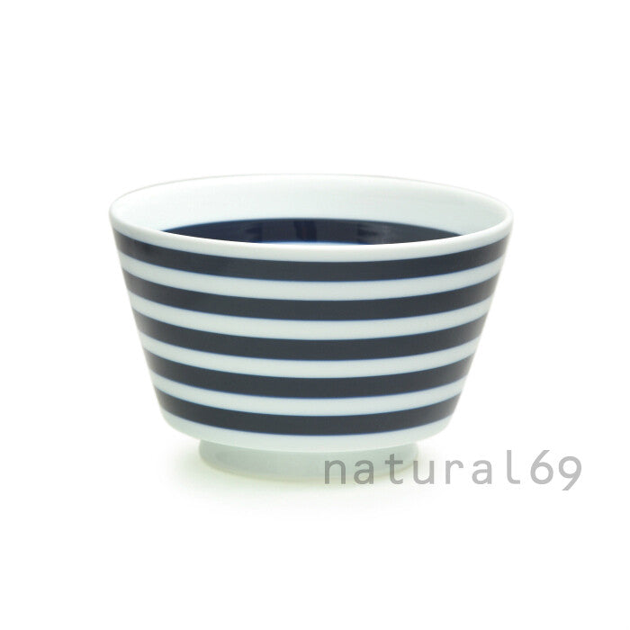 natural69 波佐見燒 條紋圖案丼碗 日本製