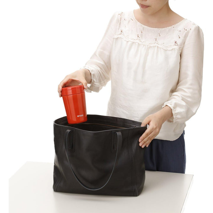 虎牌 TIGER Thermos 廣口真空保溫湯罐 380ml｜靛藍色｜辣椒紅 Japan E-Shop