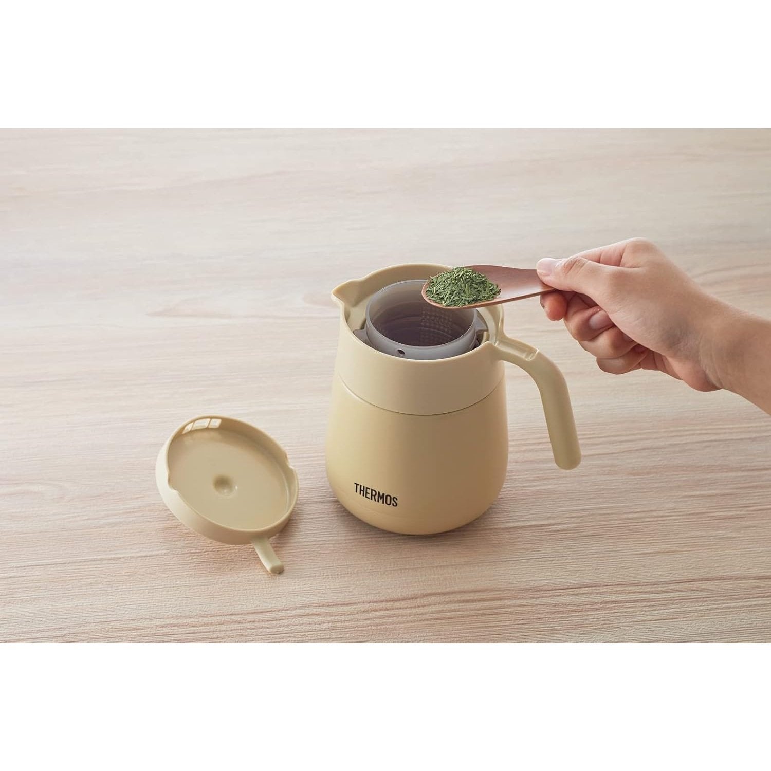 膳魔师 THERMOS 真空断热保温保冷两用茶壶 温焖泡茶壶 带过滤器 茶漏 滤网 TTE-450 TTE-700 Japan E-Shop