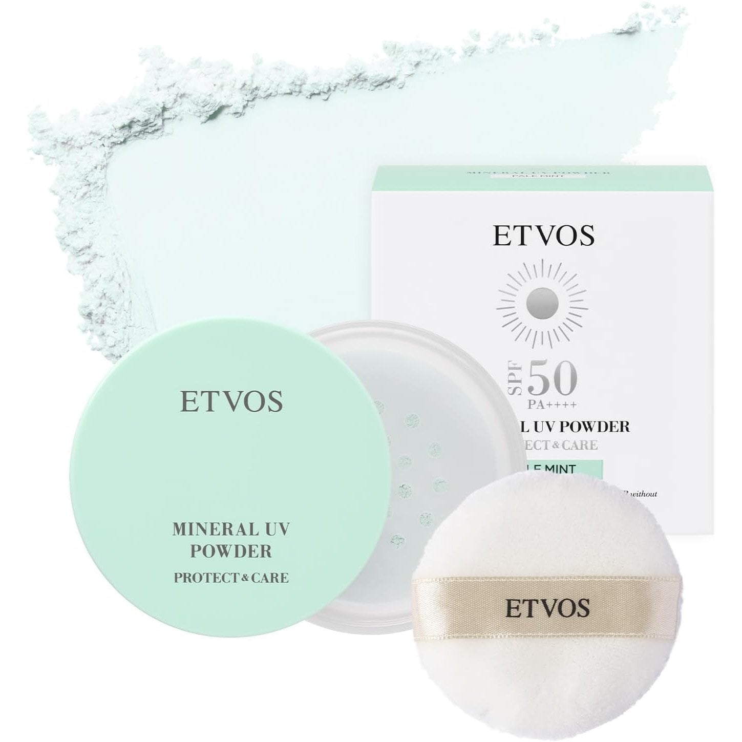 ETVOS 礦物防曬蜜粉餅 AZ 2026 薄荷綠 SPF50 PA++++ 5g Japan E-Shop