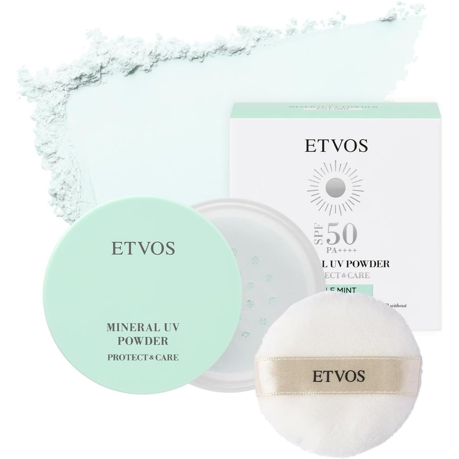ETVOS 礦物防曬蜜粉餅 AZ 2026 薄荷綠 SPF50 PA++++ 5g Japan E-Shop