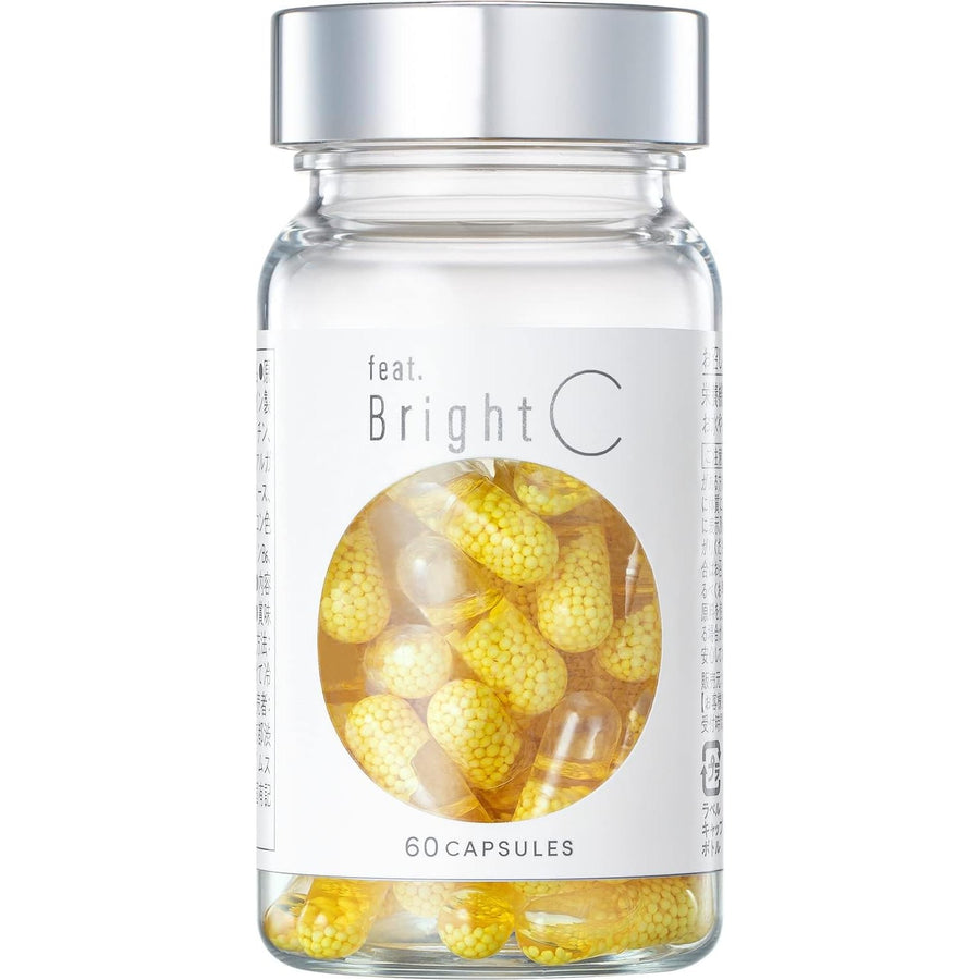 日本 feat. Bright C 持續型長效維他命C + 4種美容精華油膠囊 60粒裝 Japan E-Shop