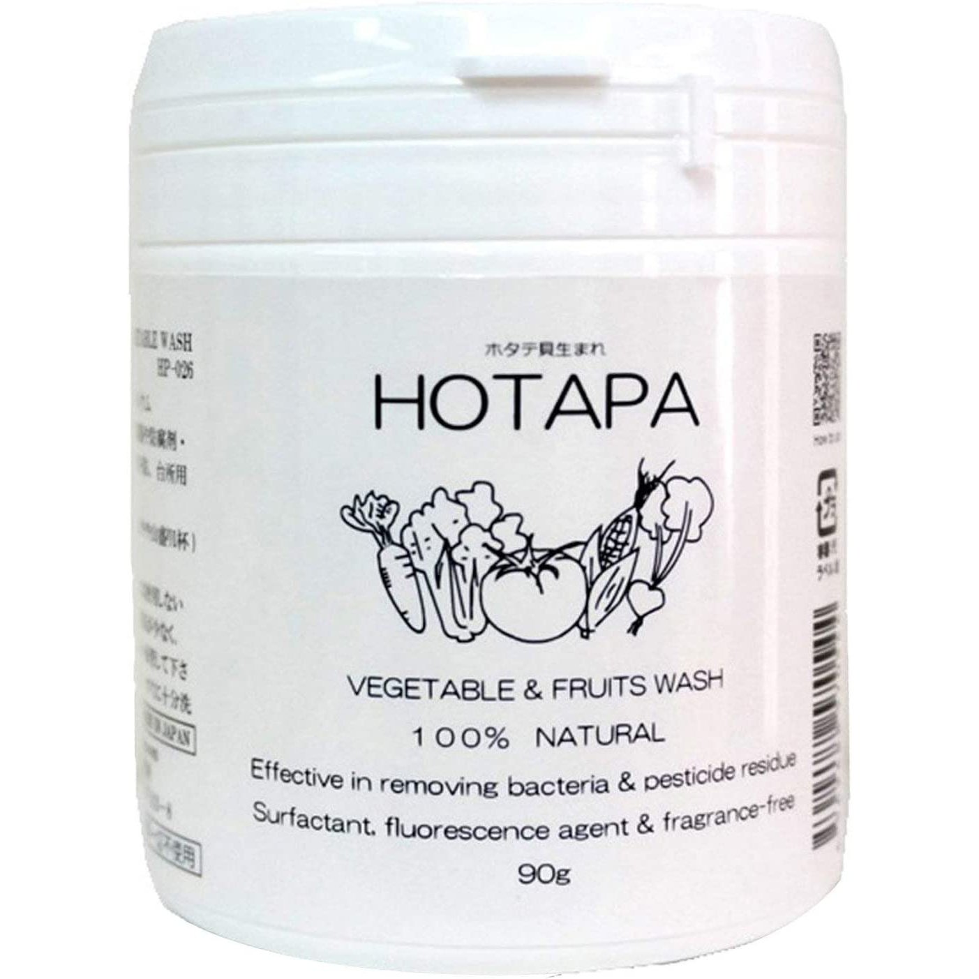 日本抗菌総合研究所專利技術,日本製 HOTAPA 萬用蔬果清洗粉 Japan E-Shop