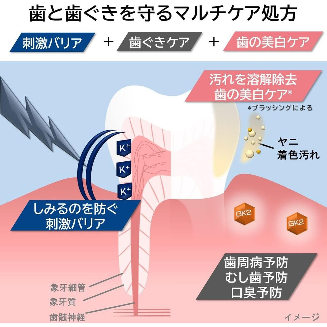 ALWAYS Sensitive Multi-Care Whitening 專業全效抗敏美白牙膏 110g 舒緩知覚過敏 牙周病預防 溫和美白 Japan E-Shop