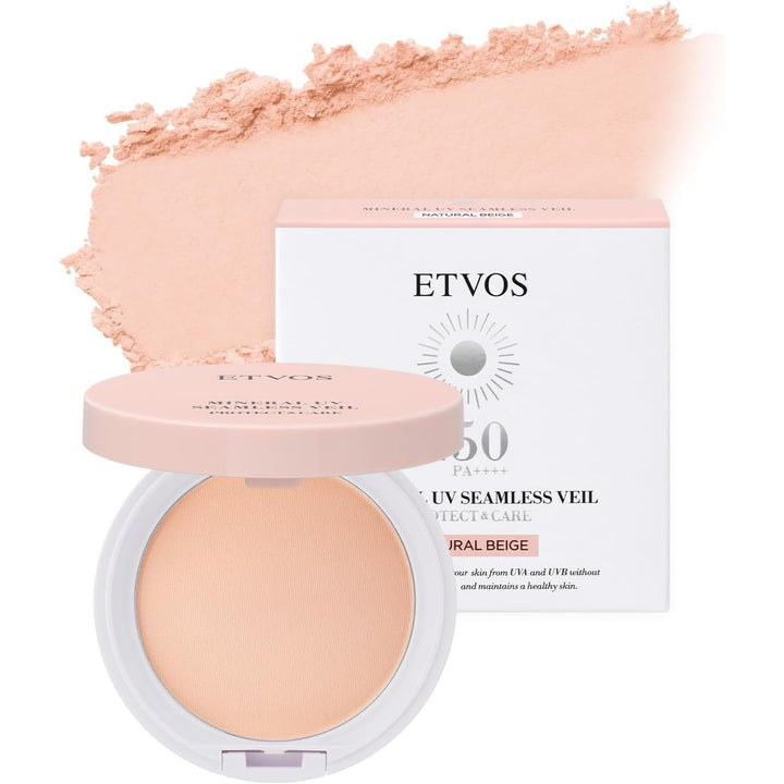 日本ETVOS MINERAL UV VEIL 礦物UV防曬粉餅 SPF50•PA++++