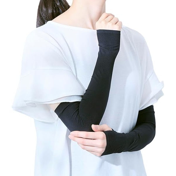 UndMou 皮膚科醫生 × 名模共同監修 涼感防曬袖套 UV Cut 99% UPF50+ 阻隔紫外線 輕量透氣 M/L Japan E-Shop