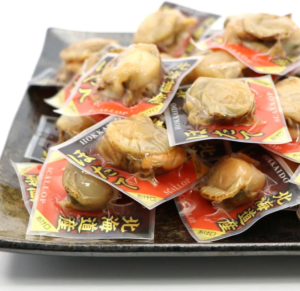函館惠山昆布協會 嚴選北海道扇貝閉殼肌 軟嫩隔夜風乾干貝 獨立包裝（300g / 約25顆入） Japan E-Shop