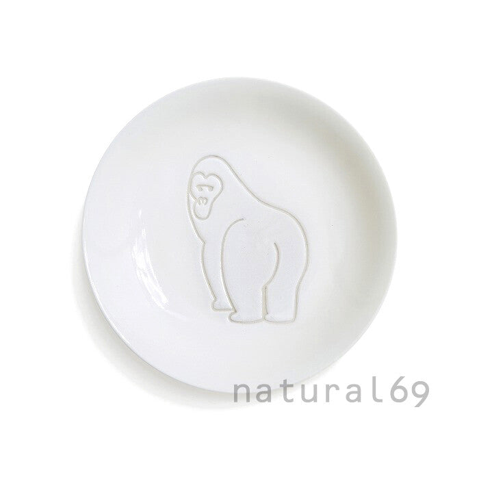 natural69 ZUPA white 動物豆皿 波佐見燒醬油碟 日本製