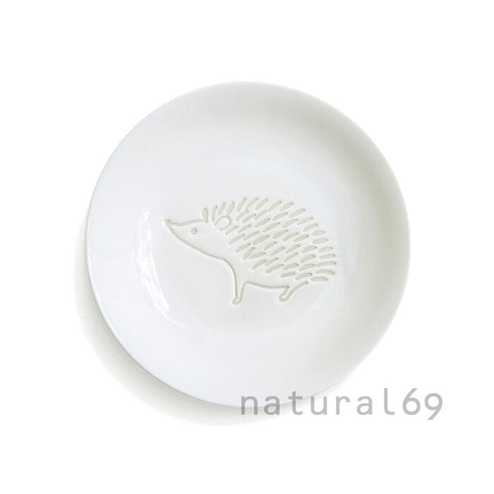 natural69 ZUPA white 動物豆皿 波佐見燒醬油碟 日本製