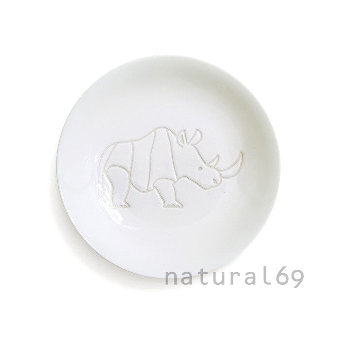 natural69 ZUPA white 動物豆皿 波佐見燒醬油碟 日本製 Japan E-Shop