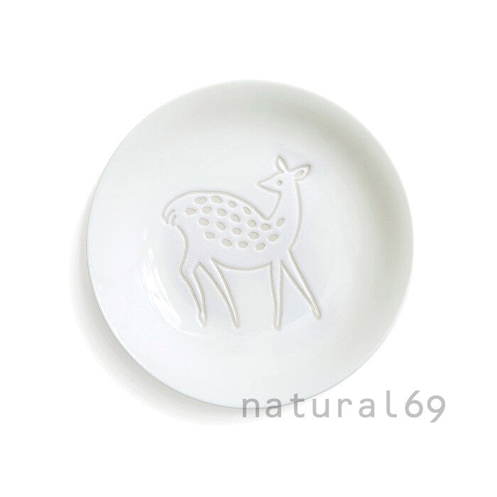 natural69 ZUPA white 動物豆皿 波佐見燒醬油碟 日本製 Japan E-Shop