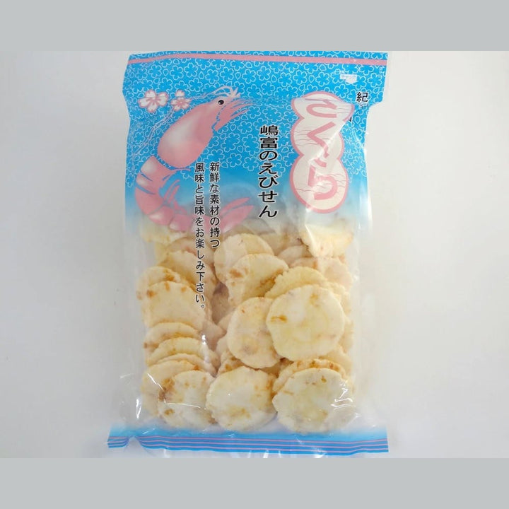 和歌山嶋富製菓 紀州箕島漁港鮮蝦餅 210g 大容量家庭號 酥脆鮮甜 Japan E-Shop