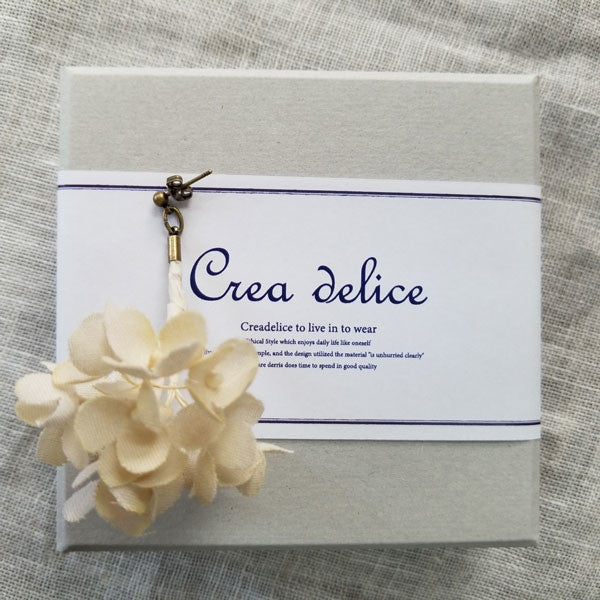 【crea delice】花朵造型日常剪裁單耳耳針 Japan E-Shop