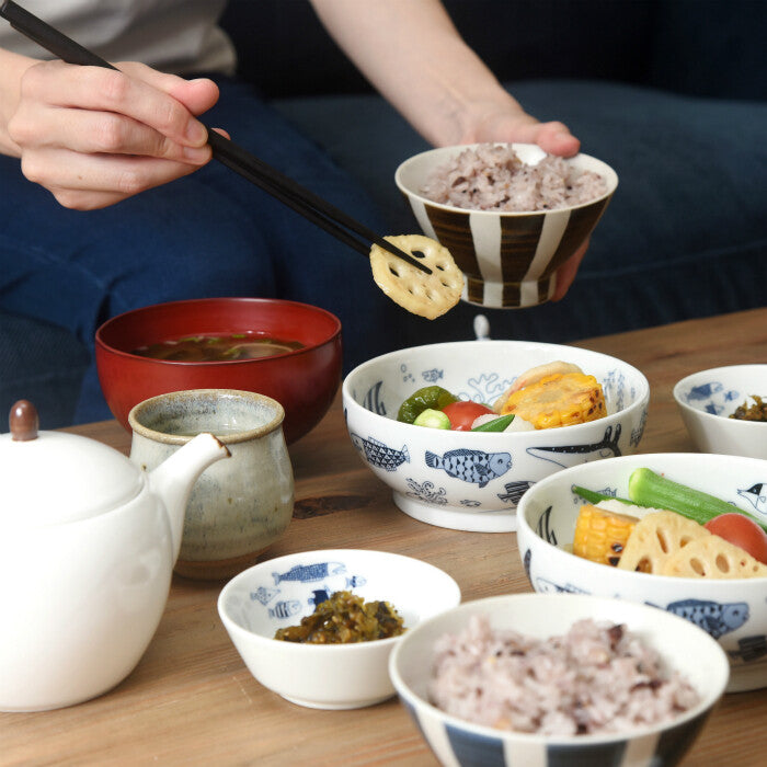 natural69 cocomarine 海洋圖案小丼碗 波佐見燒 日本製