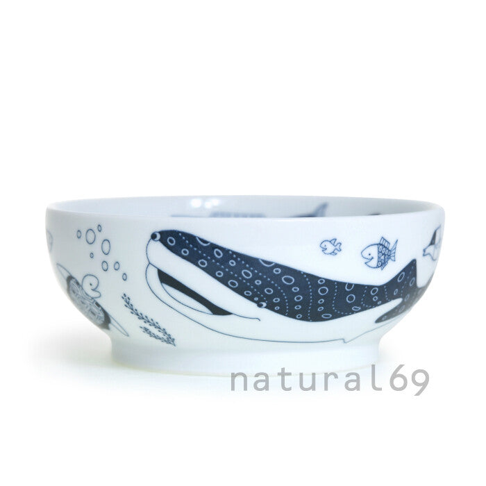 natural69 cocomarine 海洋圖案小丼碗 波佐見燒 日本製 Japan E-Shop