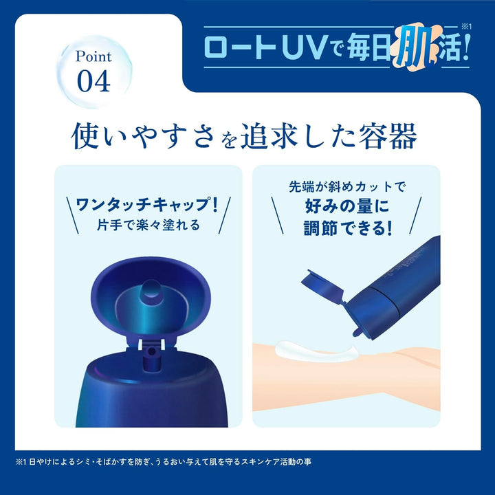 【ROHTO SKIN AQUA UV高效保濕防曬乳✨SPF50+ PA++++｜最高濃度玻尿酸配方 💧清爽水感不黏膩】 Japan E-Shop