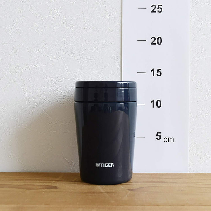 虎牌 TIGER Thermos 廣口真空保溫湯罐 380ml｜靛藍色｜辣椒紅 Japan E-Shop