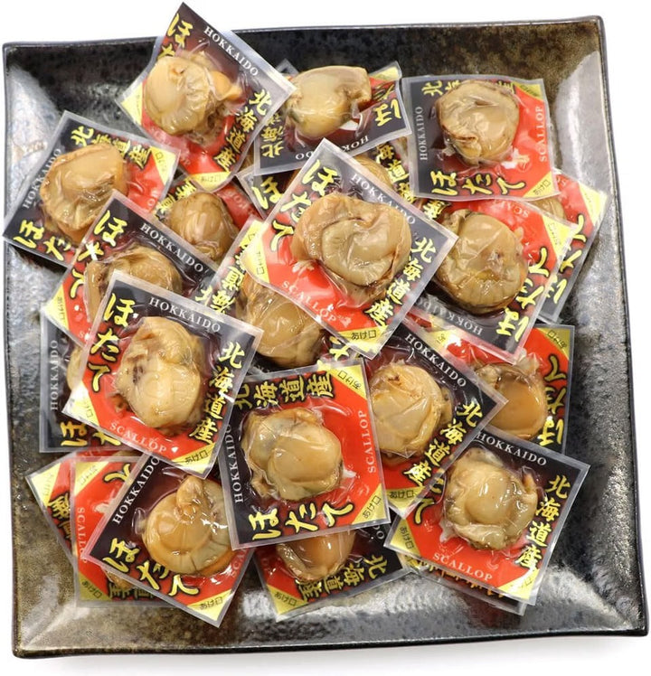 函館惠山昆布協會 嚴選北海道扇貝閉殼肌 軟嫩隔夜風乾干貝 獨立包裝（300g / 約25顆入） Japan E-Shop