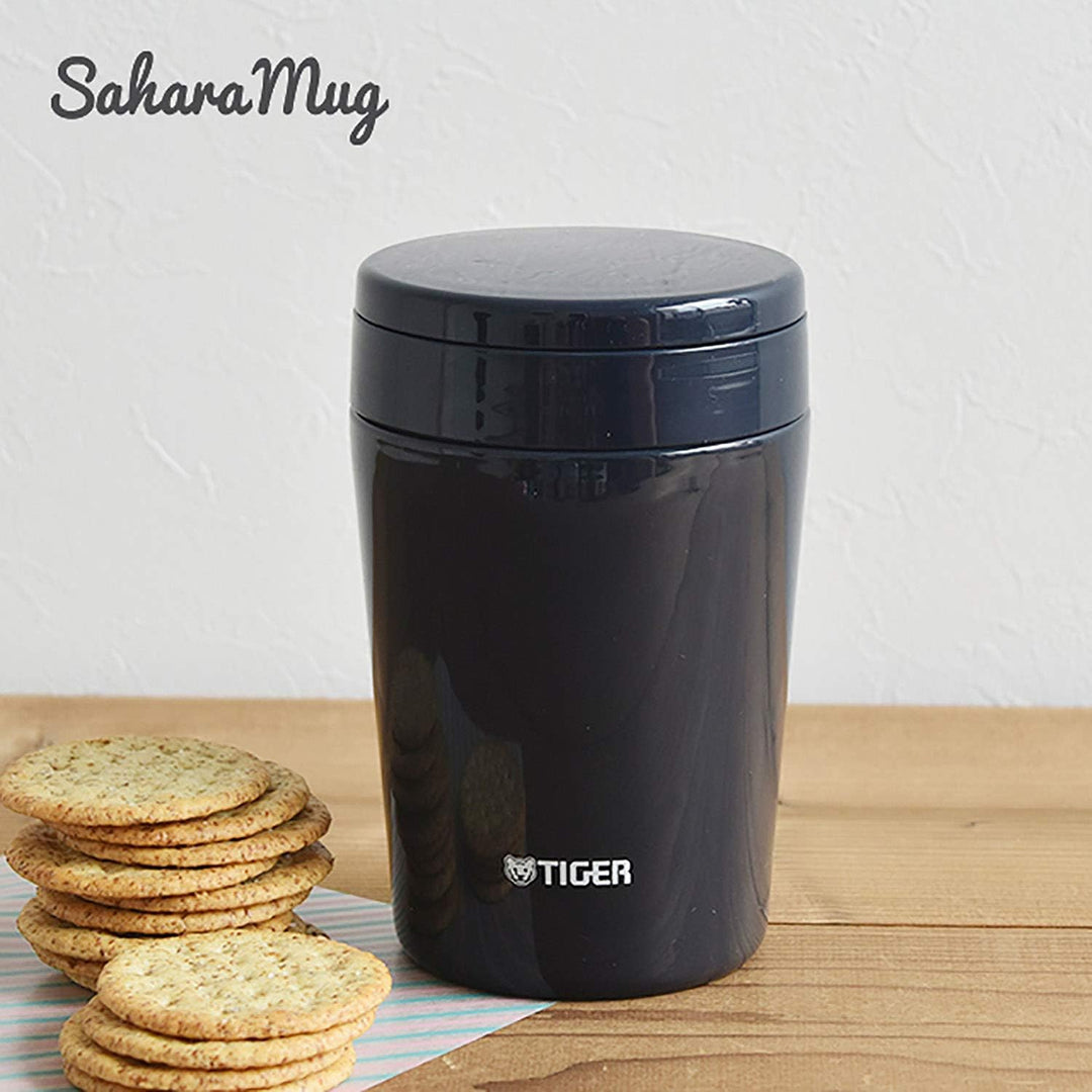 虎牌 TIGER Thermos 廣口真空保溫湯罐 380ml｜靛藍色｜辣椒紅 Japan E-Shop