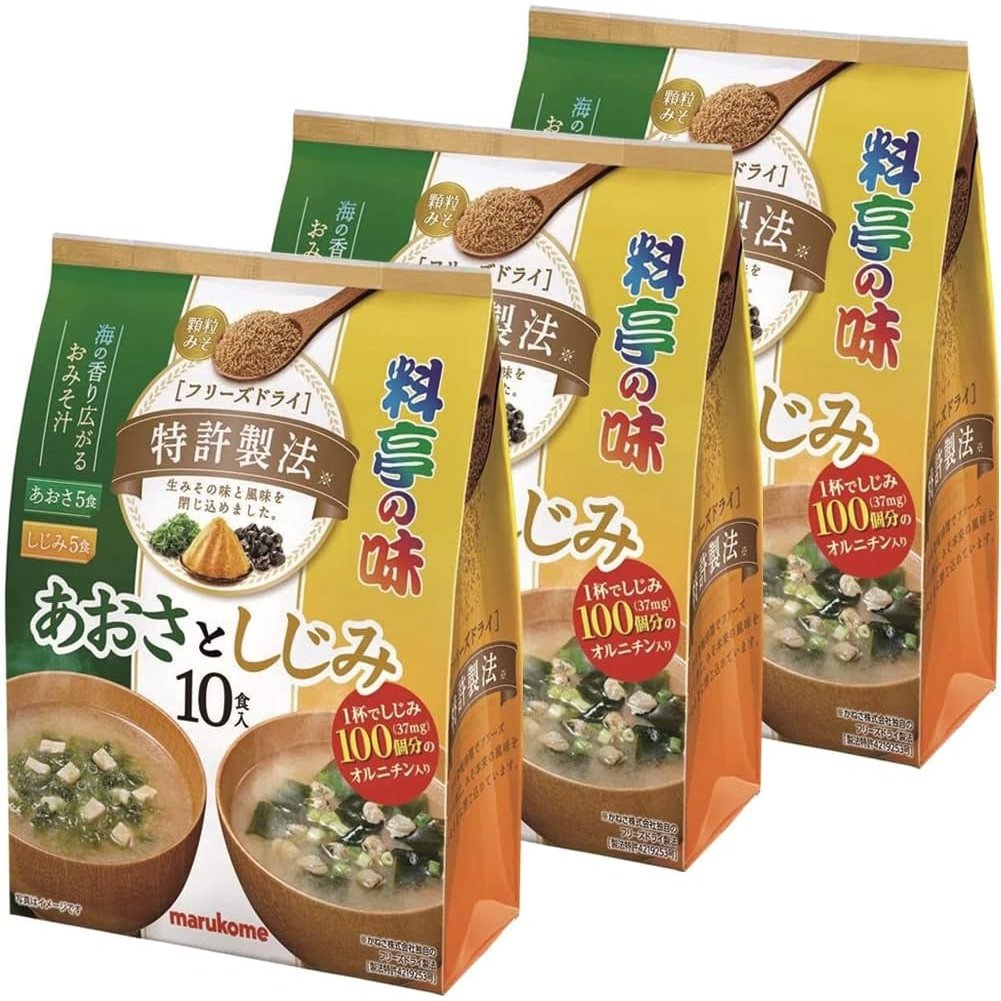 日本製 MARUKOME 餐廳風味低鹽什錦即食味噌湯 10 餐 減鹽25% 低鈉 Japan E-Shop