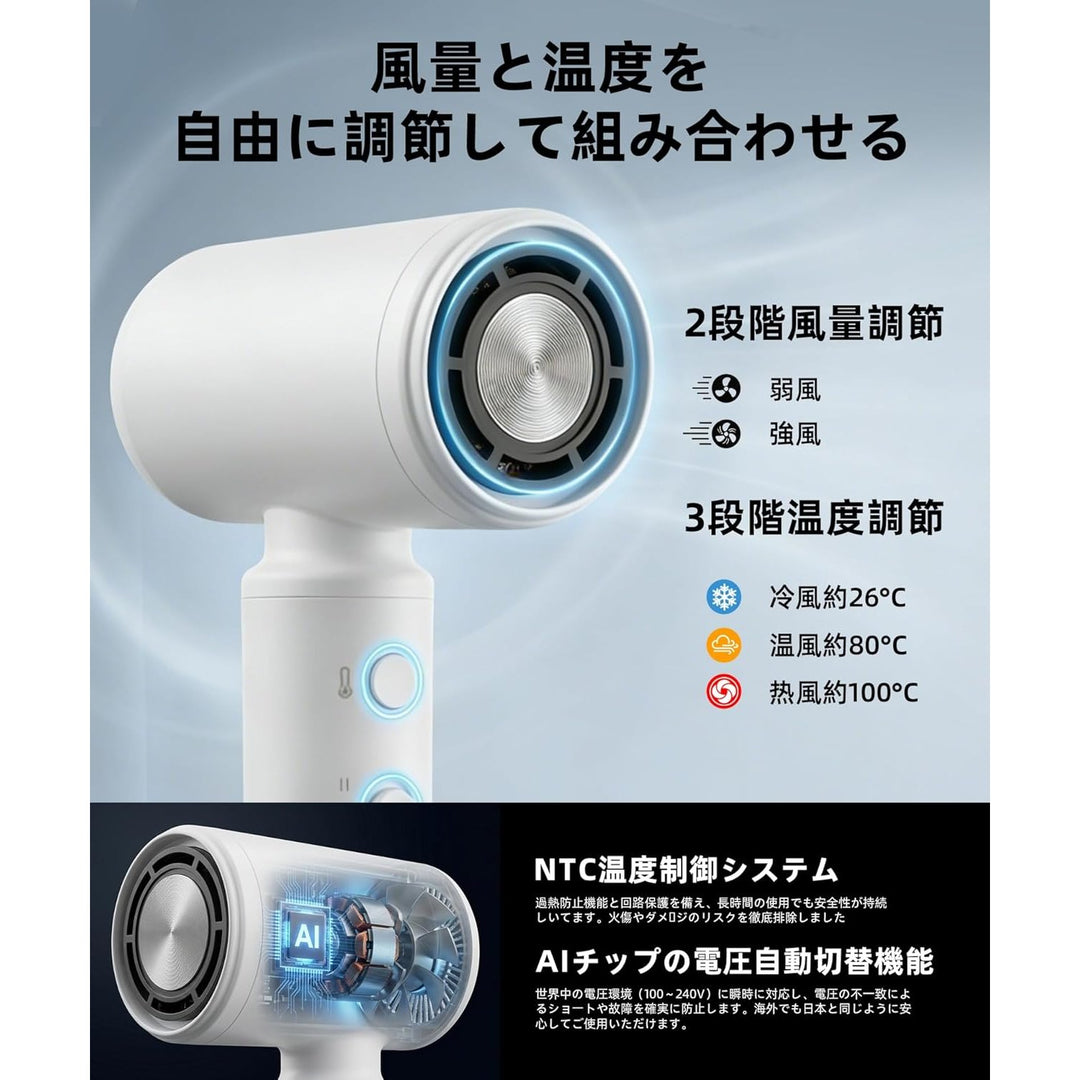 Flashbase 2026 旗艦級超高速等離子吹風機 全球電壓自動辨識 290g 極輕量 Japan E-Shop