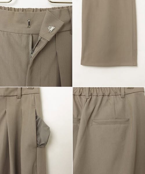 【Alma Design】日系雙褶高腰斜紋垂墜寬褲 (M-L)
