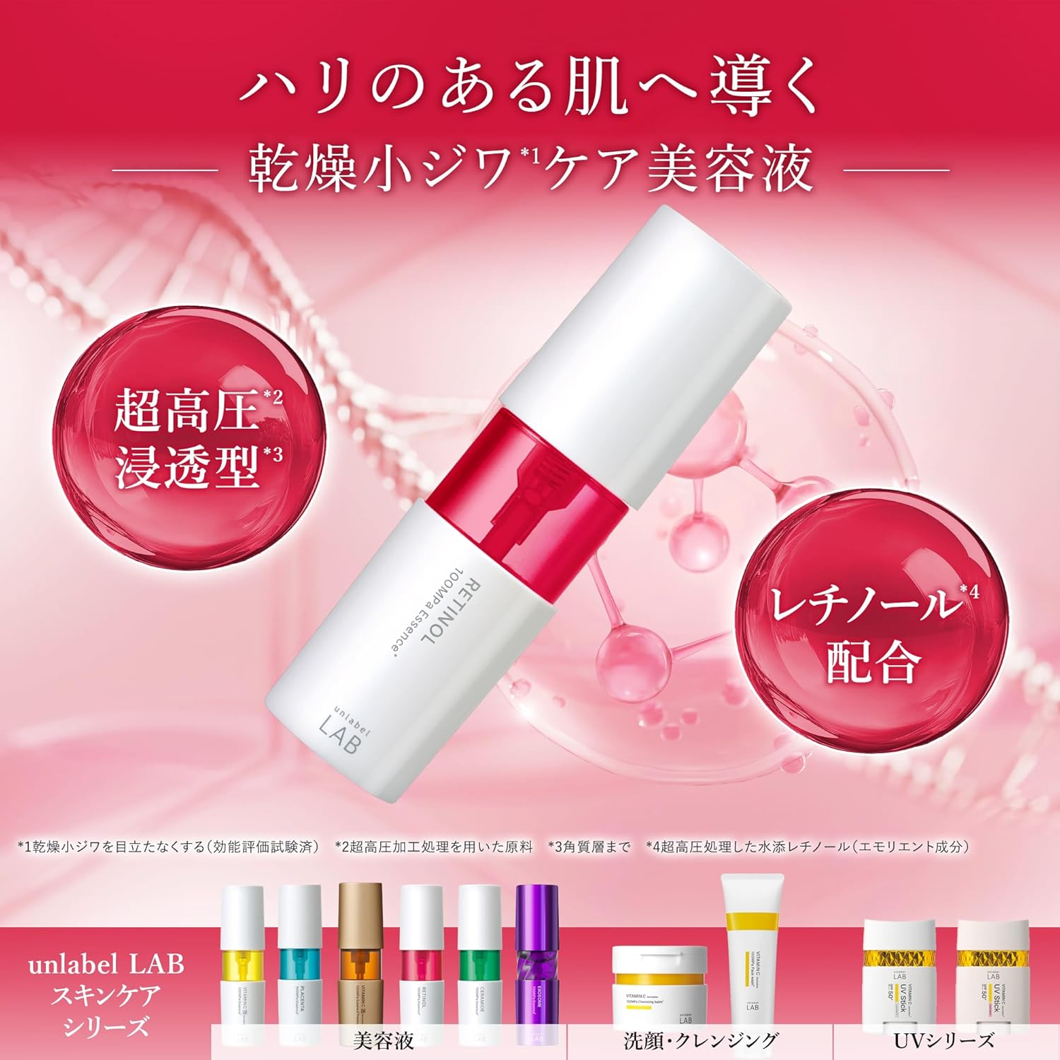 日本Unlabel Lab Retinol Essence視黃醇美容液 50ml 抗老 改善眼周、面部乾燥小細紋 Japan E-Shop