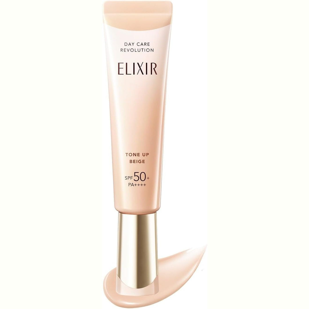 日本Elixir 怡丽丝尔Day Care Revolution Tone Up 调色提亮防晒妆前乳液SPF50+ PA++++ 
