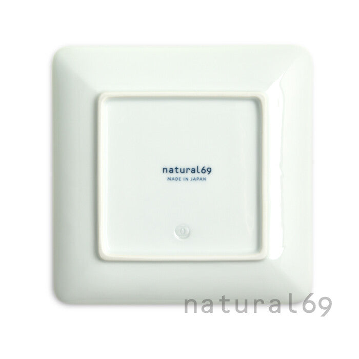 natural69 染付古波佐見正角皿S 動物圖案 波佐見燒 日本製 Japan E-Shop