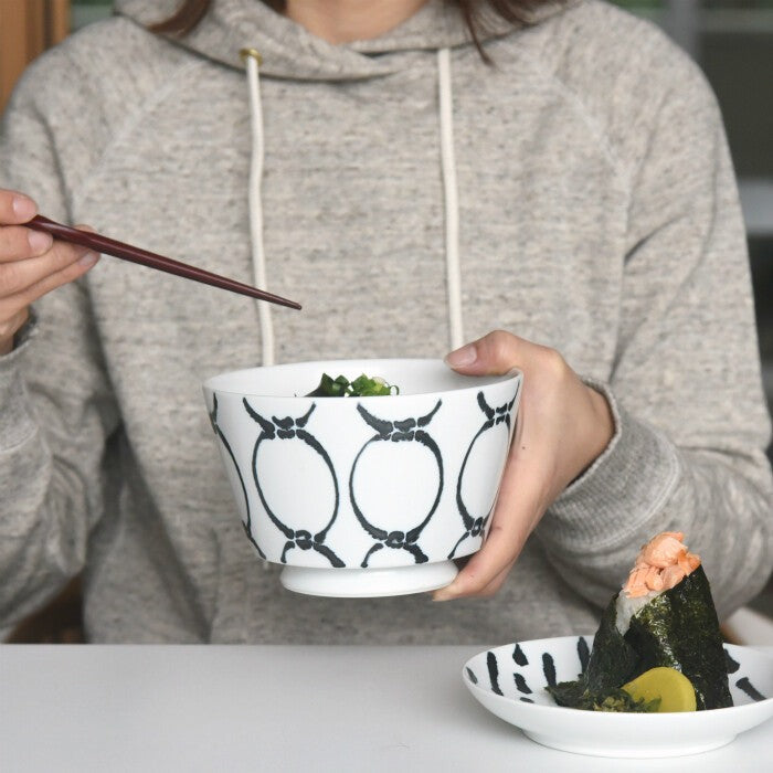 natural69 鋼線紋丼碗 波佐見燒 日本製 三款花紋 Japan E-Shop