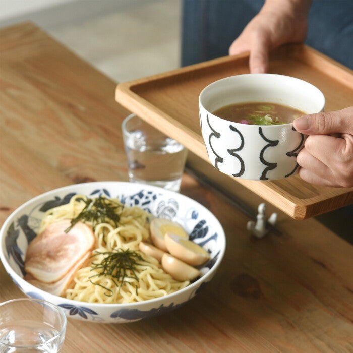 natural69 鋼線紋湯碗 波佐見燒 日本製 三款花紋 Japan E-Shop