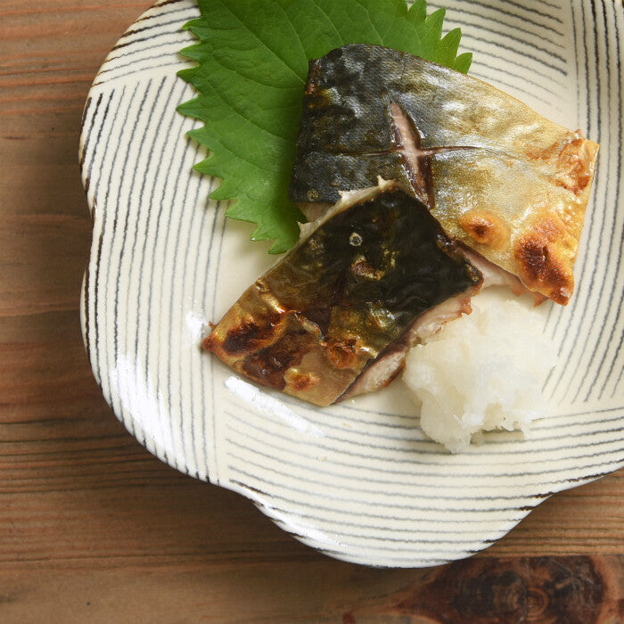 natural69 粉引釉 六方取皿 波佐見燒 日本製