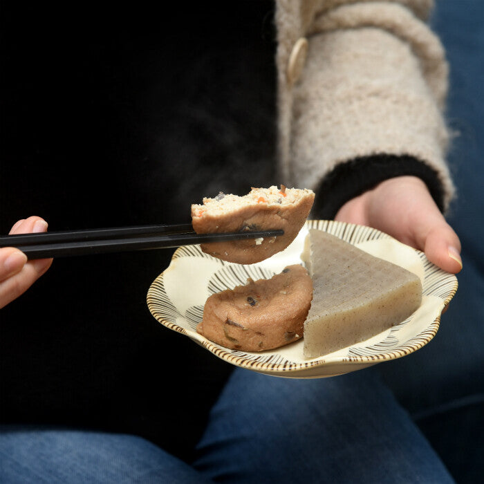 natural69 粉引釉 六方取皿 波佐見燒 日本製